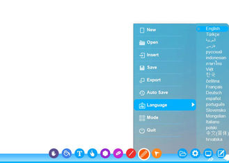 Multi Touch Interactive Touch Screen Software 10 Points Touch And 10 Users Writing