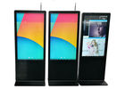 IR TouchScreen Floor Standing LCD Advertising Display Fullscreen View Durable
