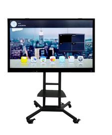 China Black frame 65inch touch display for office 10 multi-touches support dual system factory