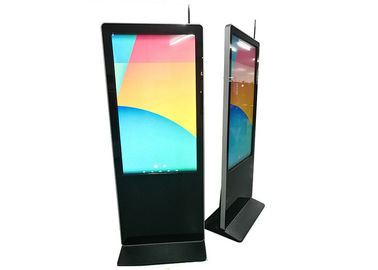 China Network Wifi Advertising Monitors Lcd , Floor Standing Digital Advertising Screens factory