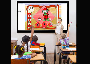 China Office Smart Board Built - In Ops PC , Interactive Displays For Schools factory