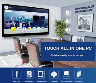 China 55 65 75 86 Inch Interactive Whiteboard Tv , All In One Interactive Flat Panel Display factory