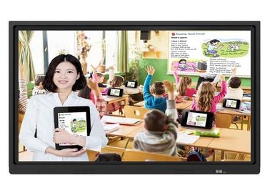 China Custom Interactive Digital Board , Electronic Smart Board Anti - Glare Glass factory